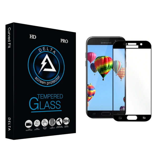 محافظ صفحه نمایش فول چسب دلتا مدل HD مناسب برای گوشی موبایل سامسونگ Galaxy A520 / A5 2017