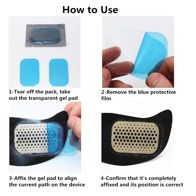 استیکر ژل ماساژور مدل Mobile-Gym مجموعه 5 عددی