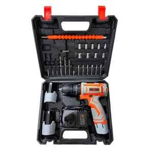 دریل پیچ گوشتی چکشی گریتک مدل 12v مجموعه 24 عددی
