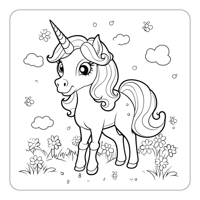 مگنت کاکتی طرح اسب تک شاخ و یونیکورن مدل mp30281