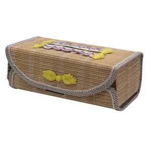 جای دستمال کاغذی مدل حصیری کد 02