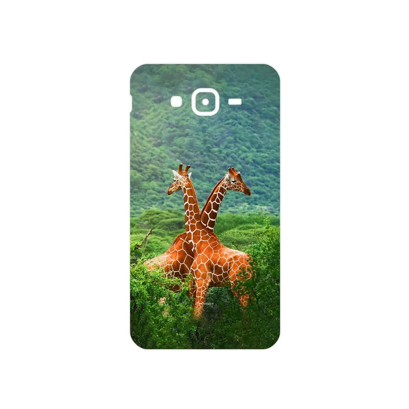 برچسب پوششی ماهوت مدل Giraffe مناسب برای گوشی موبایل سامسونگ Galaxy J7 Core