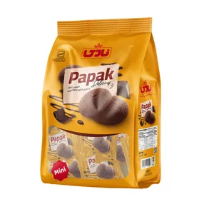 کوکی پاپک با مغزی کرم کاکائو نادی - 40 گرم بسته 10 عددی