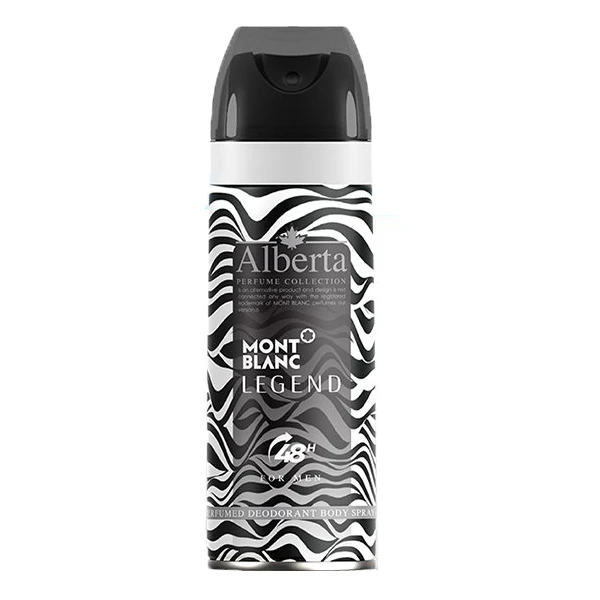 اسپری بدن مردانه آلبرتا مدل Mont Blanc Legend حجم 200 میلی لیتر