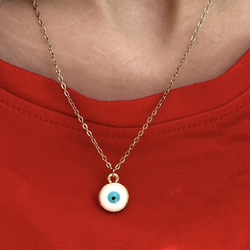 گردنبند زنانه مدل چشم نظر 177 گردنبند زنانه مدل چشم نظر 177