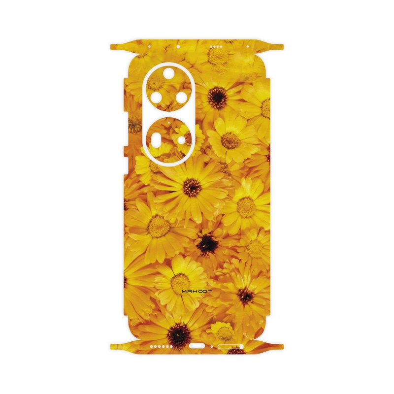 برچسب پوششی ماهوت مدل Yellow-Flower-FullSkin مناسب برای گوشی موبایل هوآوی P50 Pro