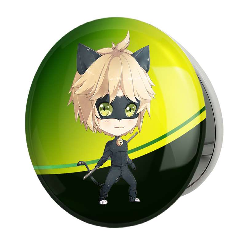 آینه جیبی خندالو طرح پسر گربه ای مدل تاشو کد 25016