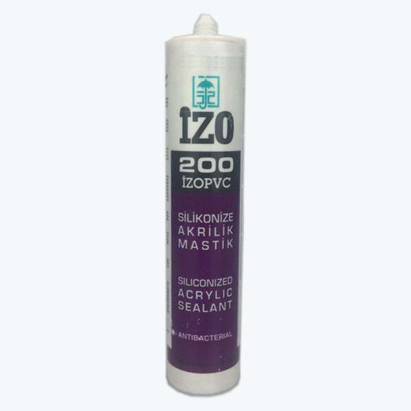چسب ماستیک مشکی ایزو مدل 200PVC حجم 480 میلی لیتر
