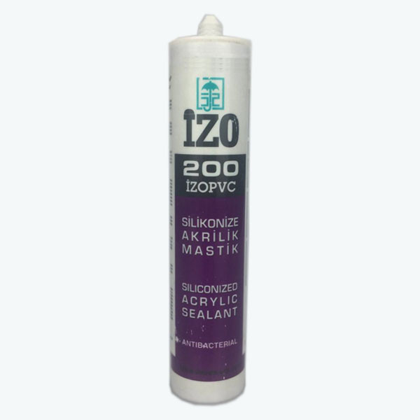 چسب ماستیک مشکی ایزو مدل 200PVC حجم 480 میلی لیتر
