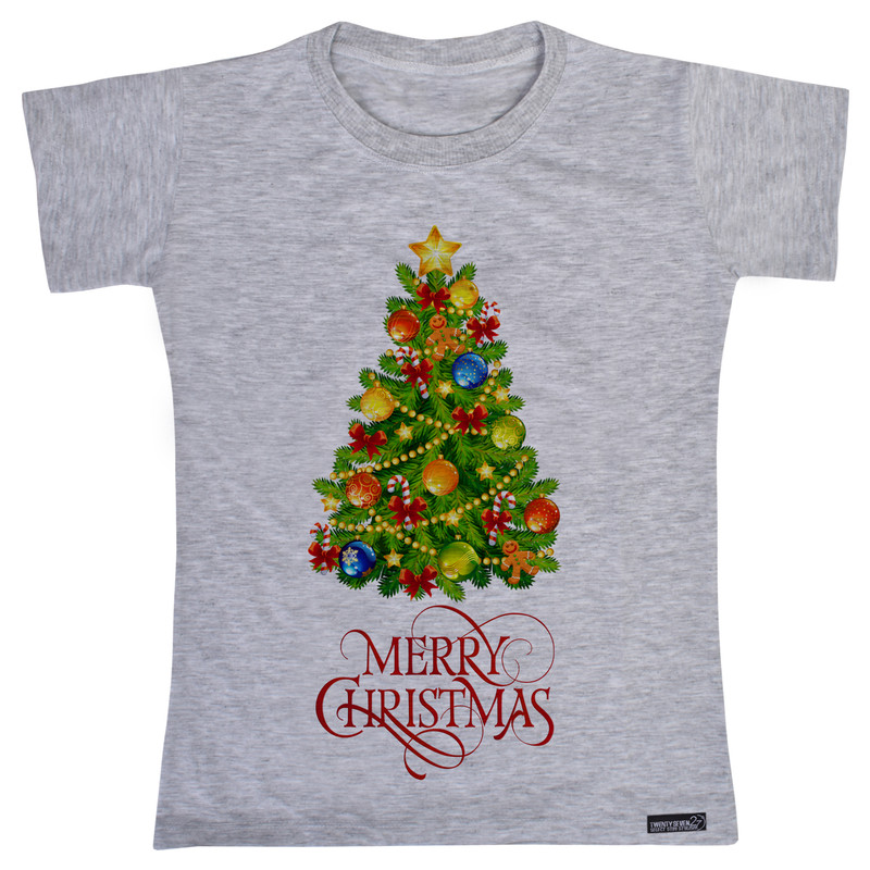 تی شرت آستین کوتاه پسرانه 27 مدل Merry Christmas کد MH678
