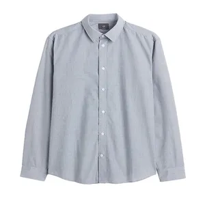 پیراهن آستین بلند مردانه اچ اند ام مدل ری