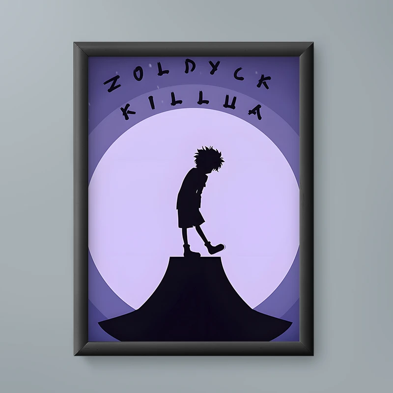 تابلو مدل انیمه کیلوا زولدیک هانتر ایکس هانتر Killua Zoldyck Hunter × Hunter anime 04