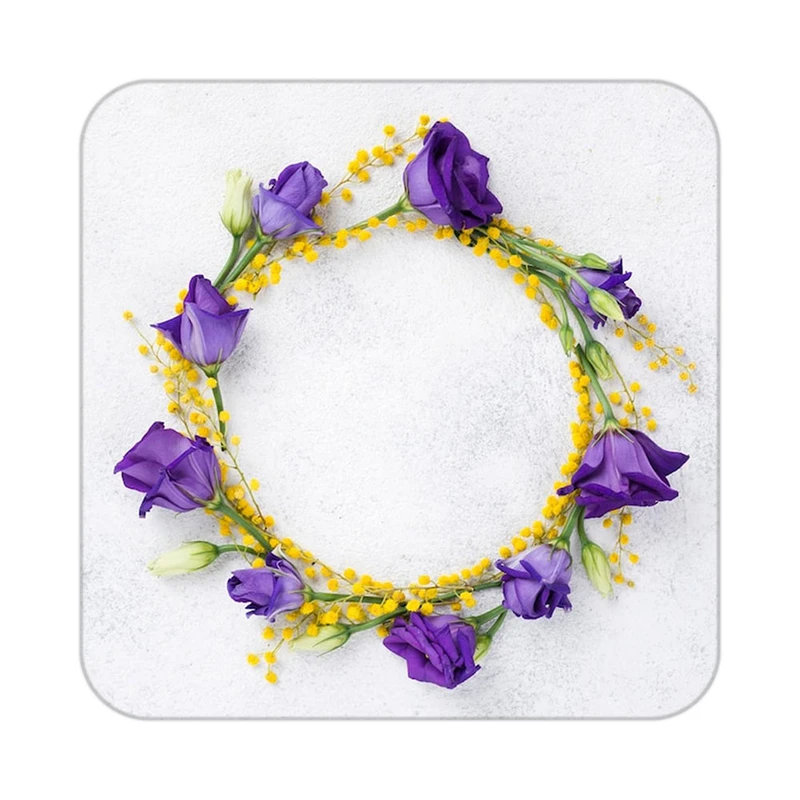 زیر لیوانی کاکتی طرح گل مدل mp16976