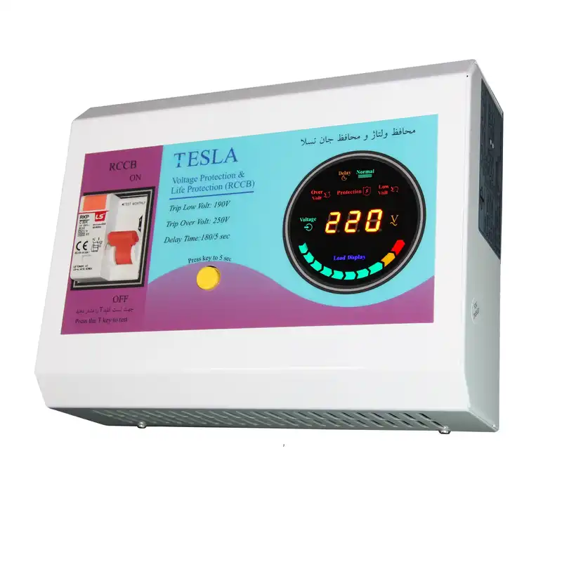 محافظ ولتاژ تسلا مدل TVP-FI-50
