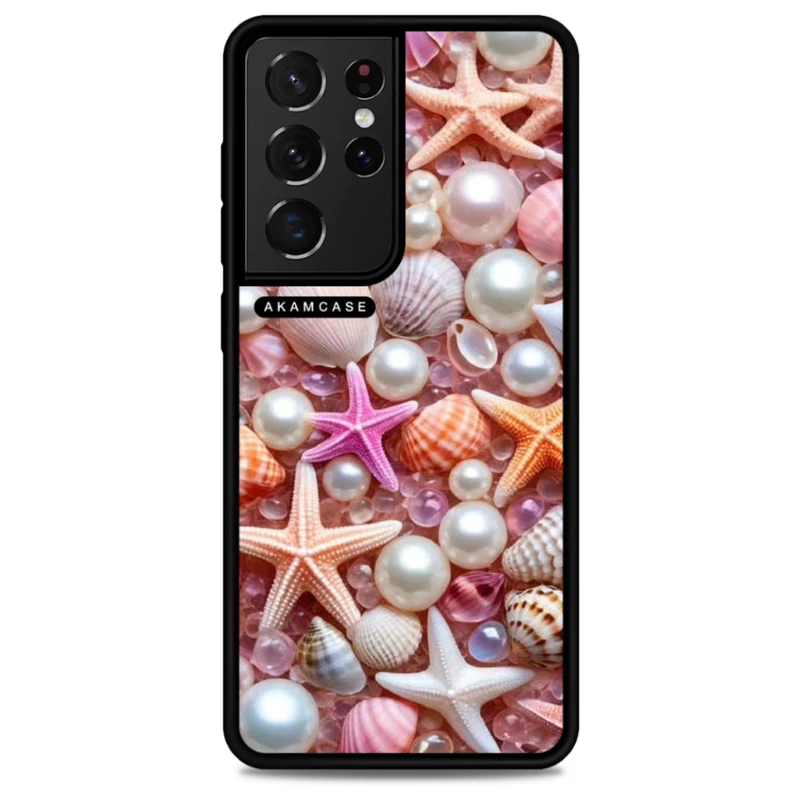 کاور آکام مدل AMC-WSGS21U-PEARL11 مناسب برای گوشی موبایل سامسونگ Galaxy S21 Ultra