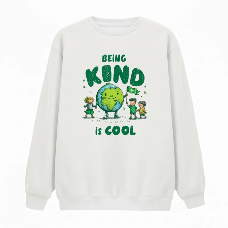 سویشرت زنانه مدل مهربون بودن 