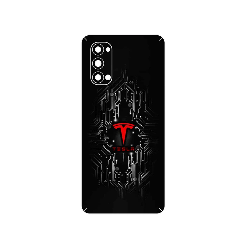 برچسب پوششی ماهوت مدل TESLA مناسب برای گوشی موبایل اپو Reno4 Pro 5G