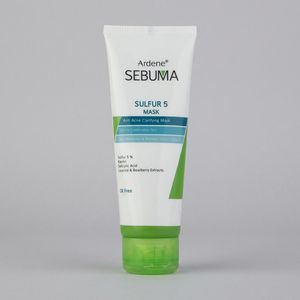 ماسک صورت آردن سبوما مدل Sulfur 5 حجم 75 میلی‌لیتر مناسب پوست مختلط با خاصیت ضد جوش، پاکسازی منافذ، جذب چربی اضافه، التیام‌دهنده و بازسازی‌کننده پوست، حاوی عصاره لیکوریس، چای سبز و آویشن