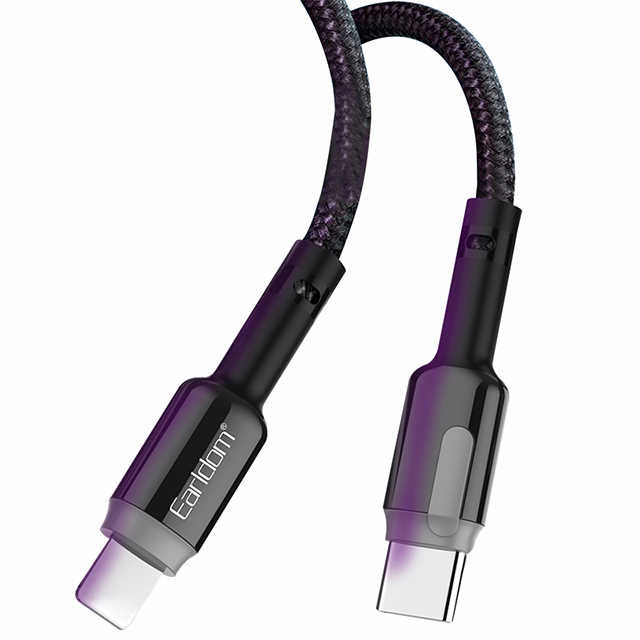 كابل تبدیل USB-C به لایتنینگ ارلدام مدل EC-119 طول 1.2 متر