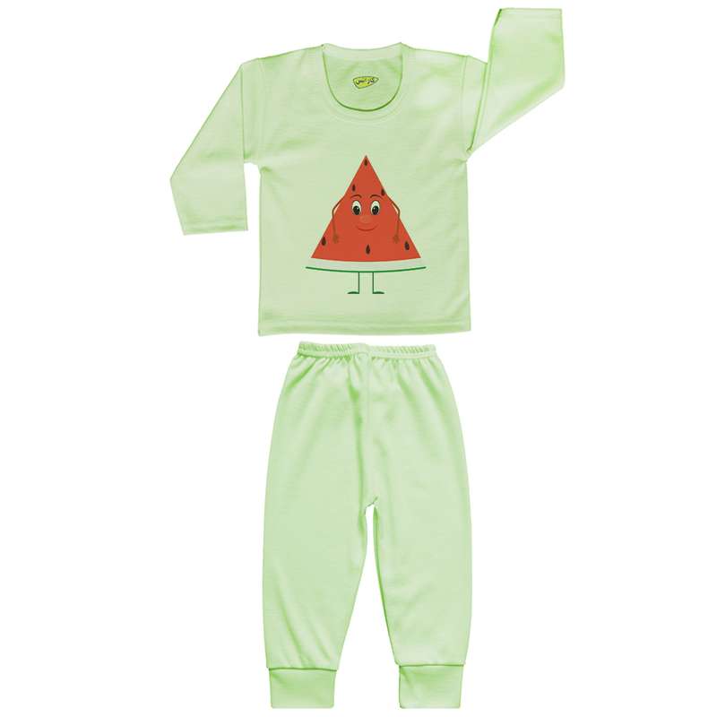 ست تی شرت و شلوار نوزادی کارانس طرح هندوانه مدل SBSG-4007