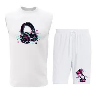 ست تاپ و شلوارک مردانه مدل M068W