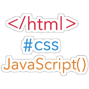 استیکر مدل Front End Developer Languages