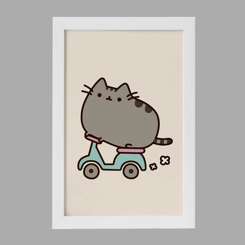 تابلو خندالو مدل پوشین گربه بامزه کد 26602