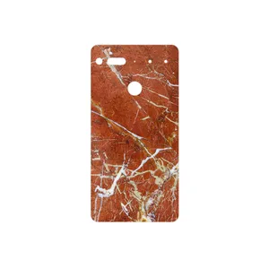 MAHOOT Red Marble Cover Sticker for Essential PH1