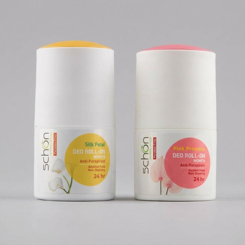 رول ضد تعریق زنانه شون مدل Silk Petal حجم 50 میلی لیتر به همراه رول ضد تعریق زنانه مدل Pink Princess 