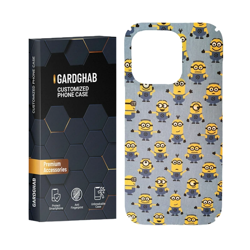 کاور گارد قاب مدل مینیون مناسب برای گوشی موبایل اپل Iphone 14 Pro