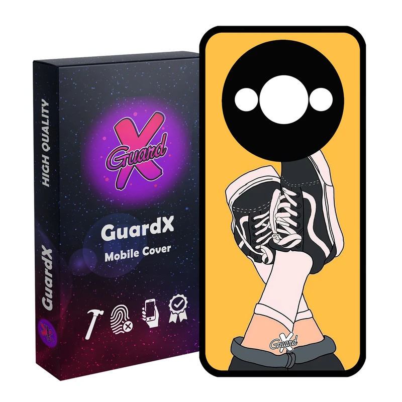 کاور گارد ایکس طرح Shoes مدل Glass10051 مناسب برای گوشی موبایل شیائومی Redmi A3 4G/ A3X 4G/ Poco C61