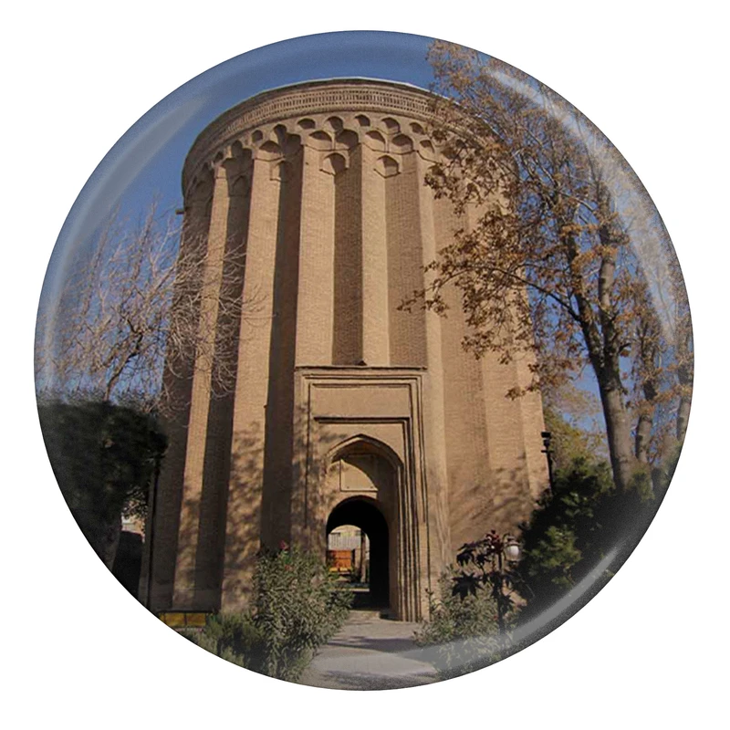 مگنت طرح برج طغرل شهر ری مدل S10204 