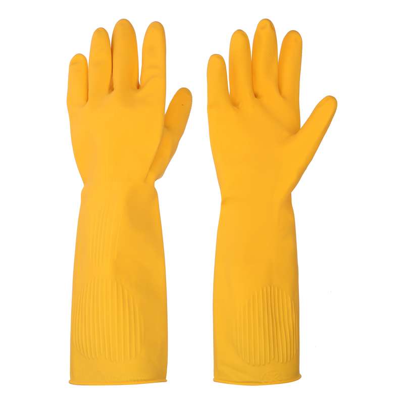 دستکش نظافت رز مریم مدل ساق بلند سایز L دستکش نظافت رز مریم مدل ساق بلند سایز L