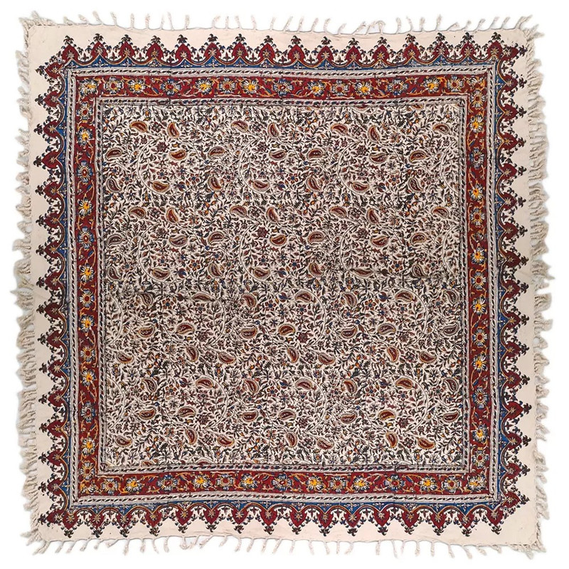 سفره 4 نفره طرح گل و بوته کد A.120