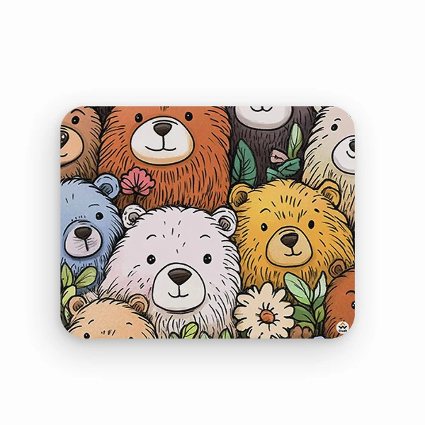 ماوس پد شادیت مدل پترن خرس کد520 سایز 19*24 سانتی متر