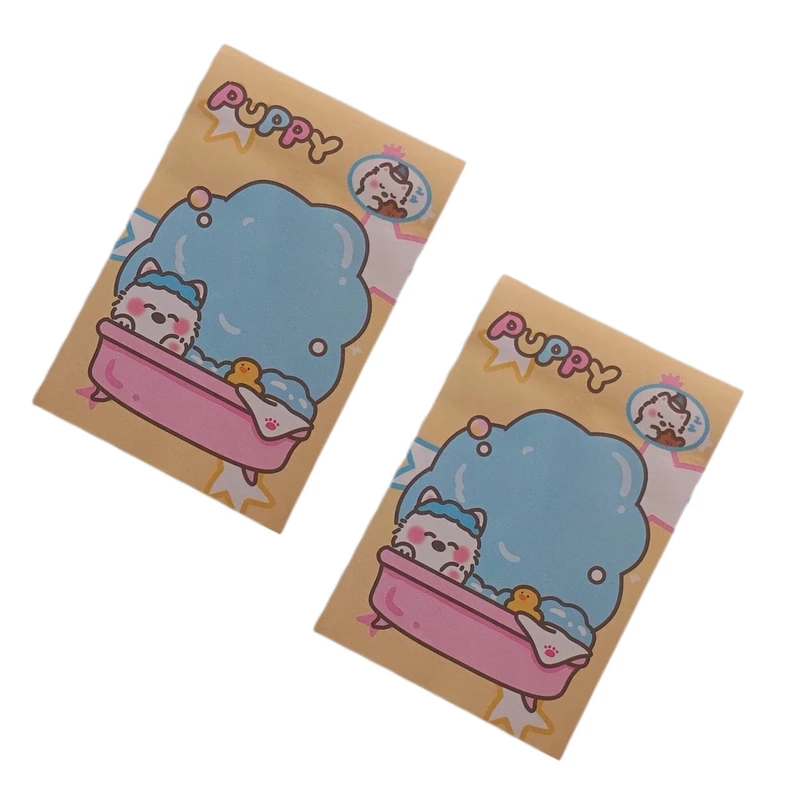 کاغذ یادداشت مدل Duck & Puppy سایز 6*9 سانتی متر بسته 2 عددی