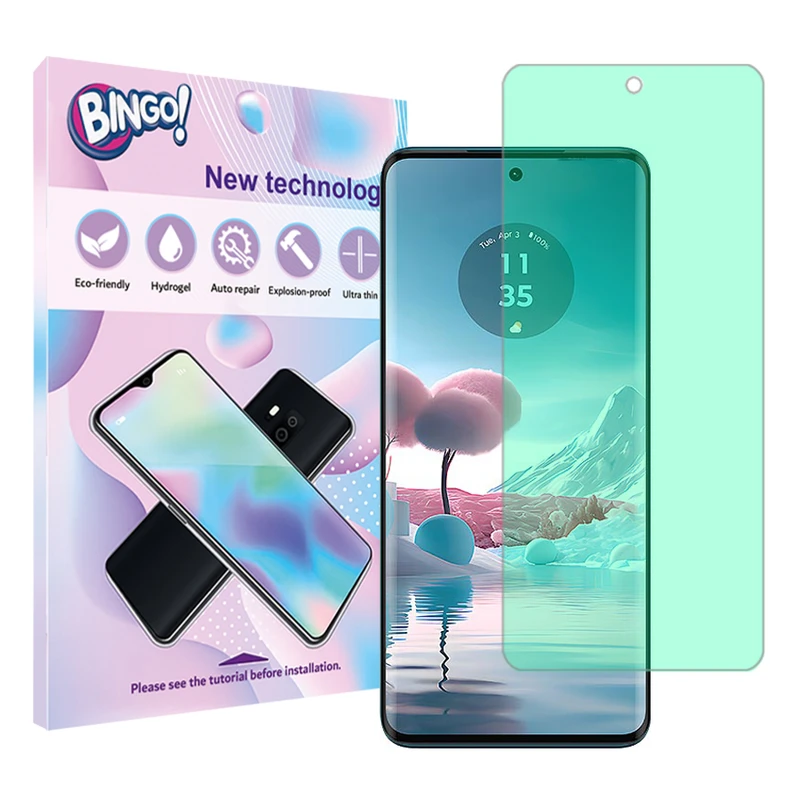 محافظ صفحه نمایش گرین لایت بینگو مدل Tough مناسب برای گوشی موبایل موتورولا Edge 40 Neo