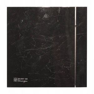 هواکش اس اند پی مدل SILENT-100 CZ MARBLE BLACK DESIGN
