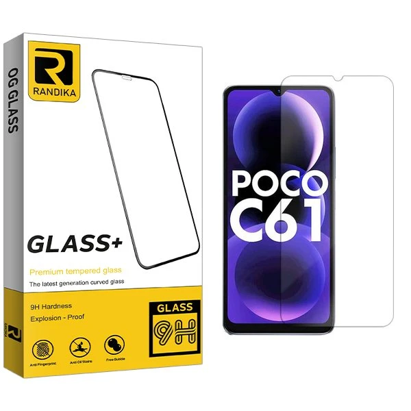 محافظ صفحه نمایش راندیکا مدل RK مناسب برای گوشی موبایل شیائومی Poco C61