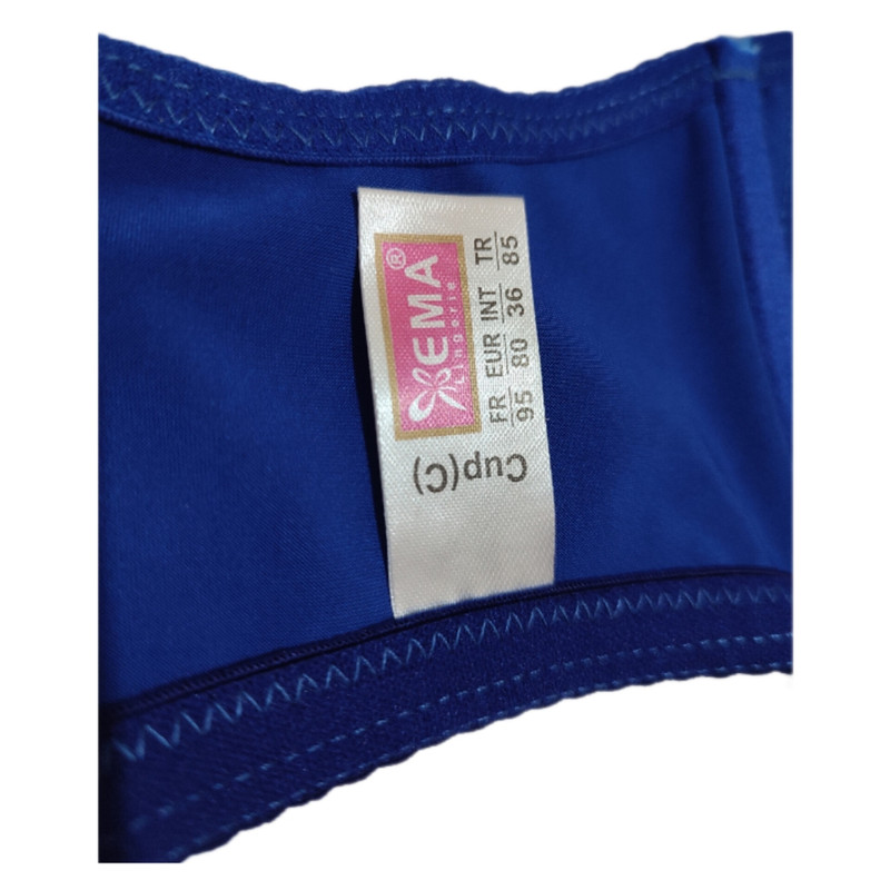 سوتین زنانه اما مدل 3100 رنگ آبی کاربنی