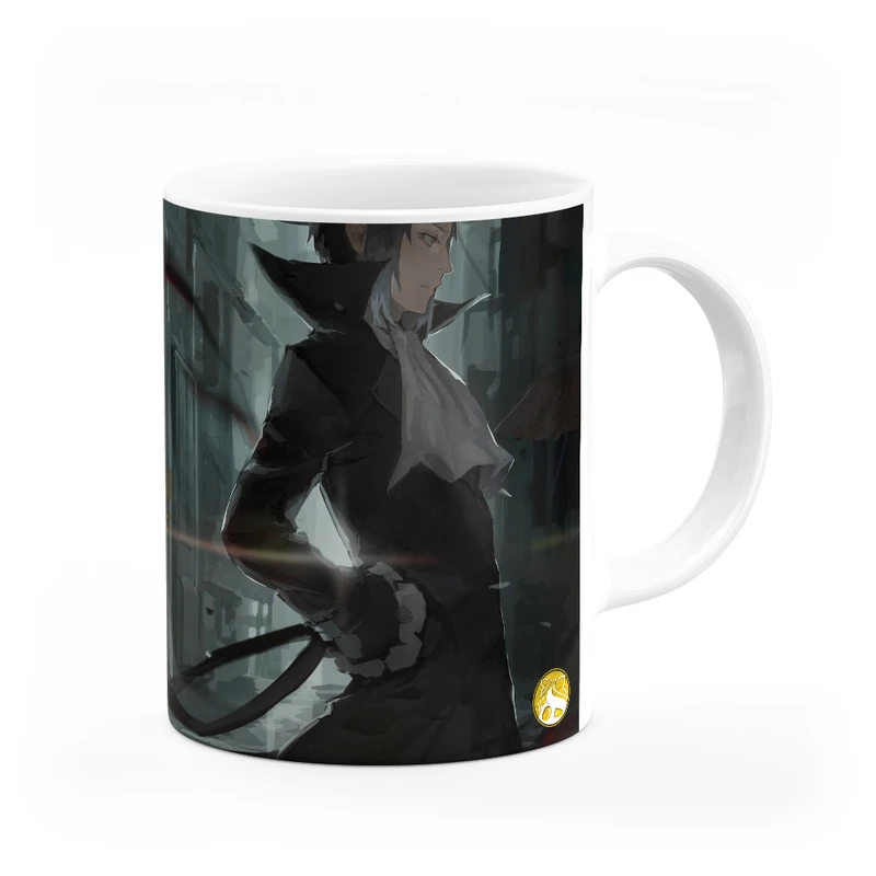 ماگ هومرو طرح انیمه سگ‌های ولگرد بانگو مدل MG1302