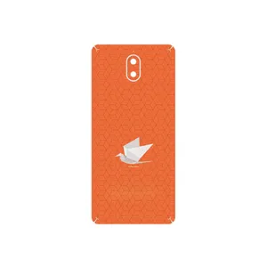 MAHOOT Minimalist origami bird Cover Sticker for Nokia 3.1