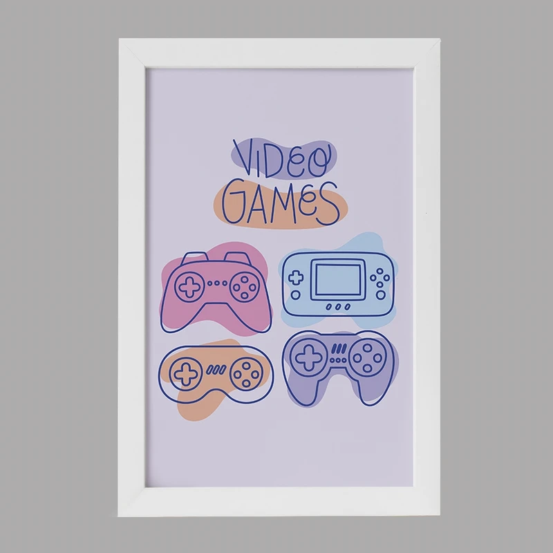 تابلو خندالو مدل گیمر (Gamer) کد F1542