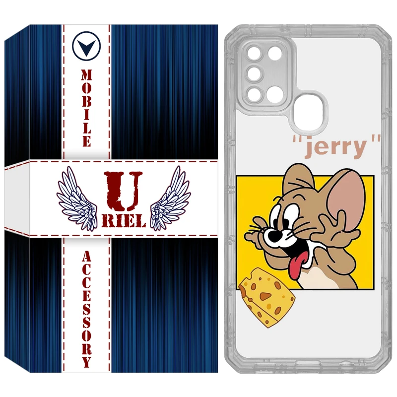 کاور یوریل مدل Clear کد 11 طرح جری مناسب برای گوشی موبایل سامسونگ Galaxy A21S