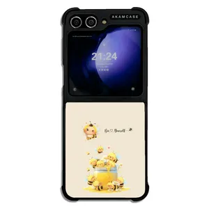 AKAM AMC-WSGZFLIP5-ANIMALS QOUTES-4 Cover For Samsung Galaxy Z Flip 5