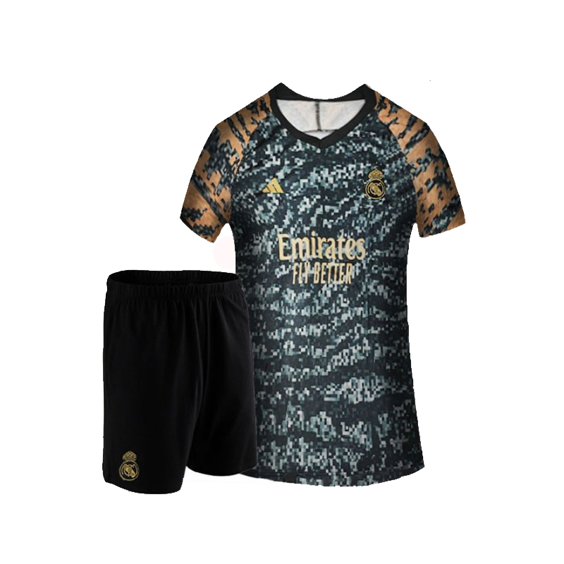 ست تی شرت آستین کوتاه و شلوارک ورزشی مردانه مدل رئال مادرید Concept 2 2024