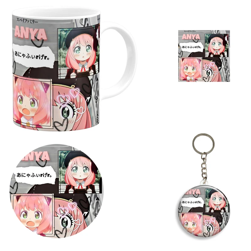 ست هدیه ماگ مدل انیمه آنیا کد B1 spy x family