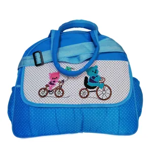 ساک لوازم کودک و نوزاد طرح دوچرخه کد 001