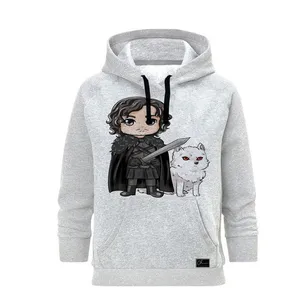 هودی زنانه مدل Game of Thrones کد M126 رنگ طوسی