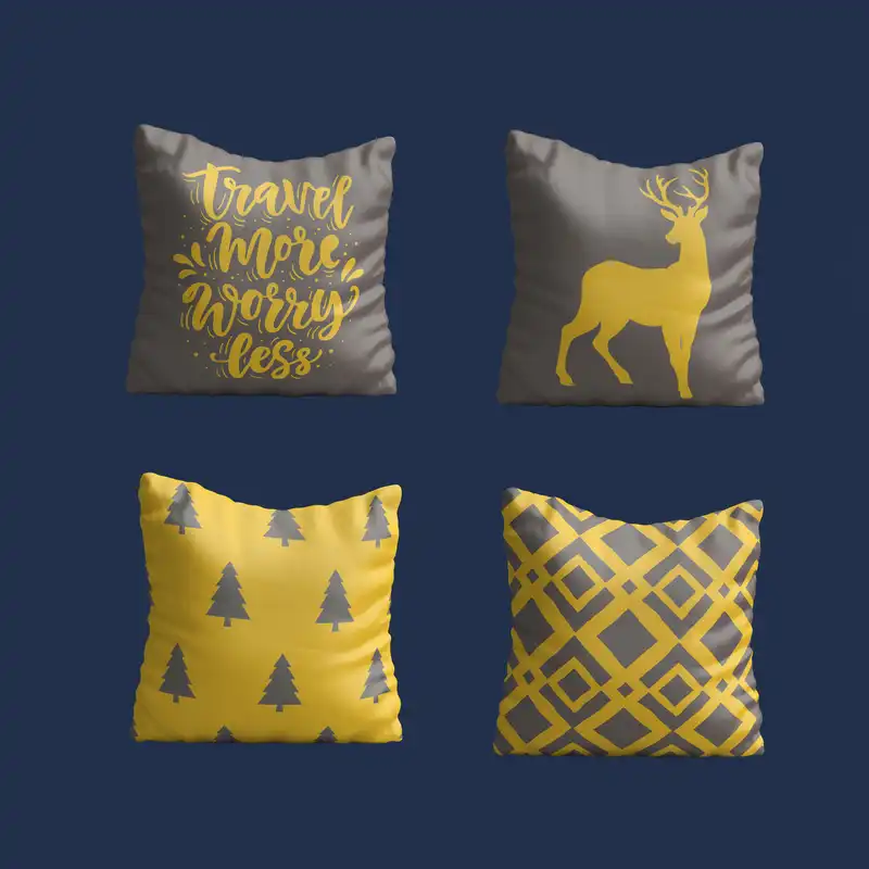 کاور کوسن طرح تراول کد SWT02 مجموعه 4 عددی